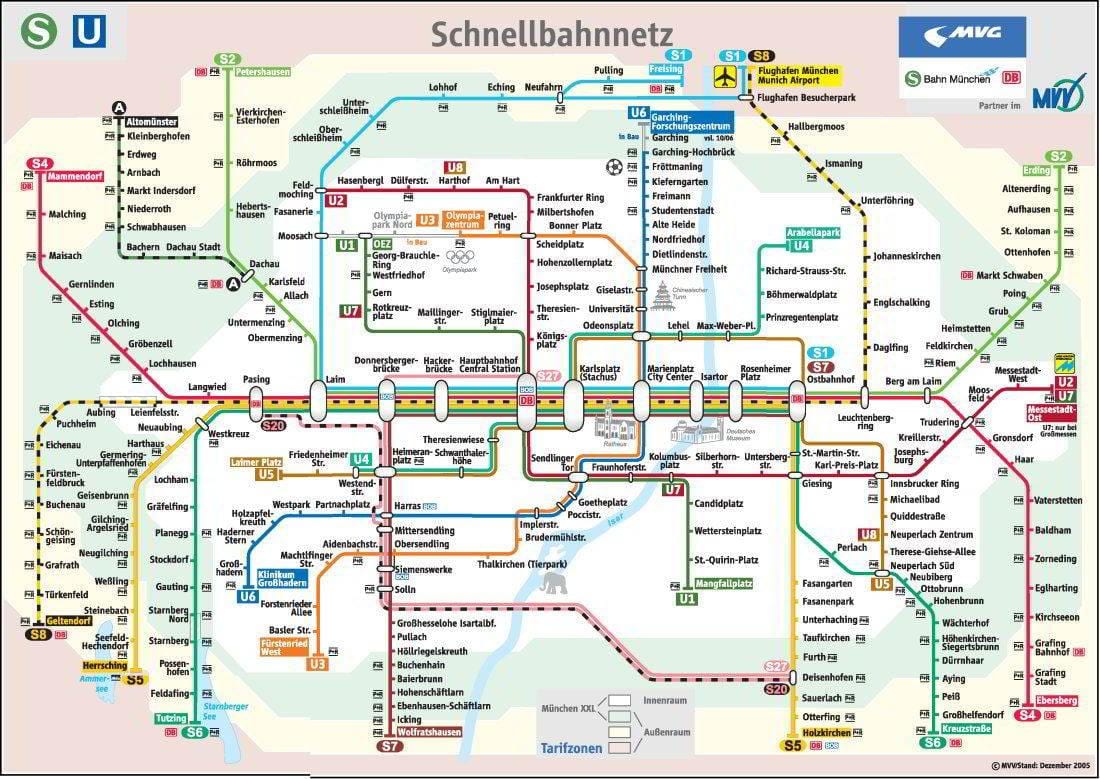 ตำรวจนครบาแผนที่ munchen