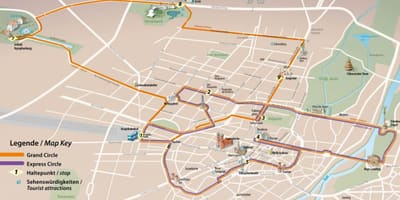 กลารถบัสสถานีบนแผนที่มิวนิค