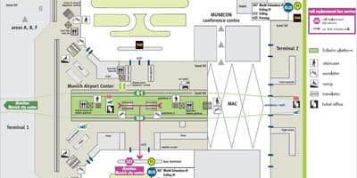 Muc เทอร์มินัล 2 แผนที่