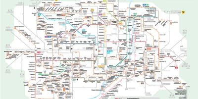 แผนที่ของรถบัสมิวนิค