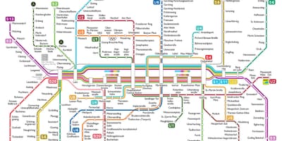U bahn munchen แผนที่