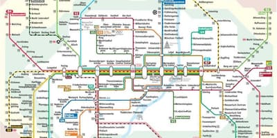 Mvv แผนที่มิวนิค